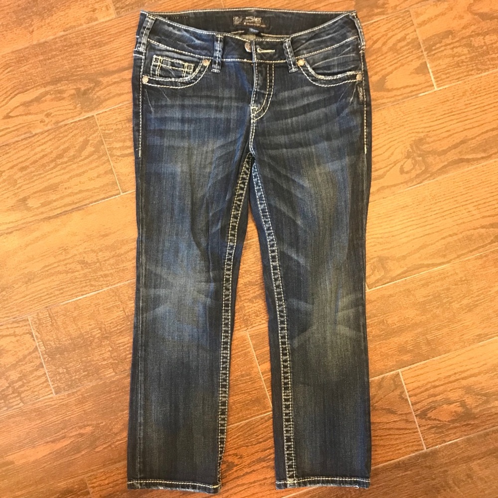 Silver Suki Jeans
